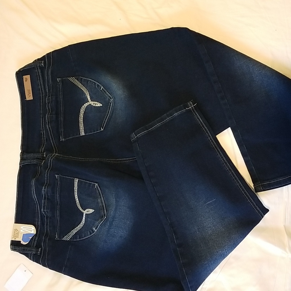 YMI Women's Dark Blue Jeans - Picture 5 of 11